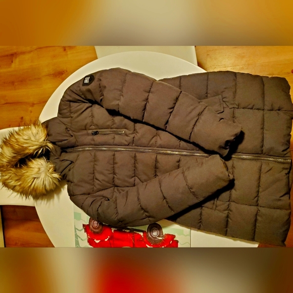 ONLY brand winter jacket. Size XS, charcoal color. NWOT - Picture 1 of 2